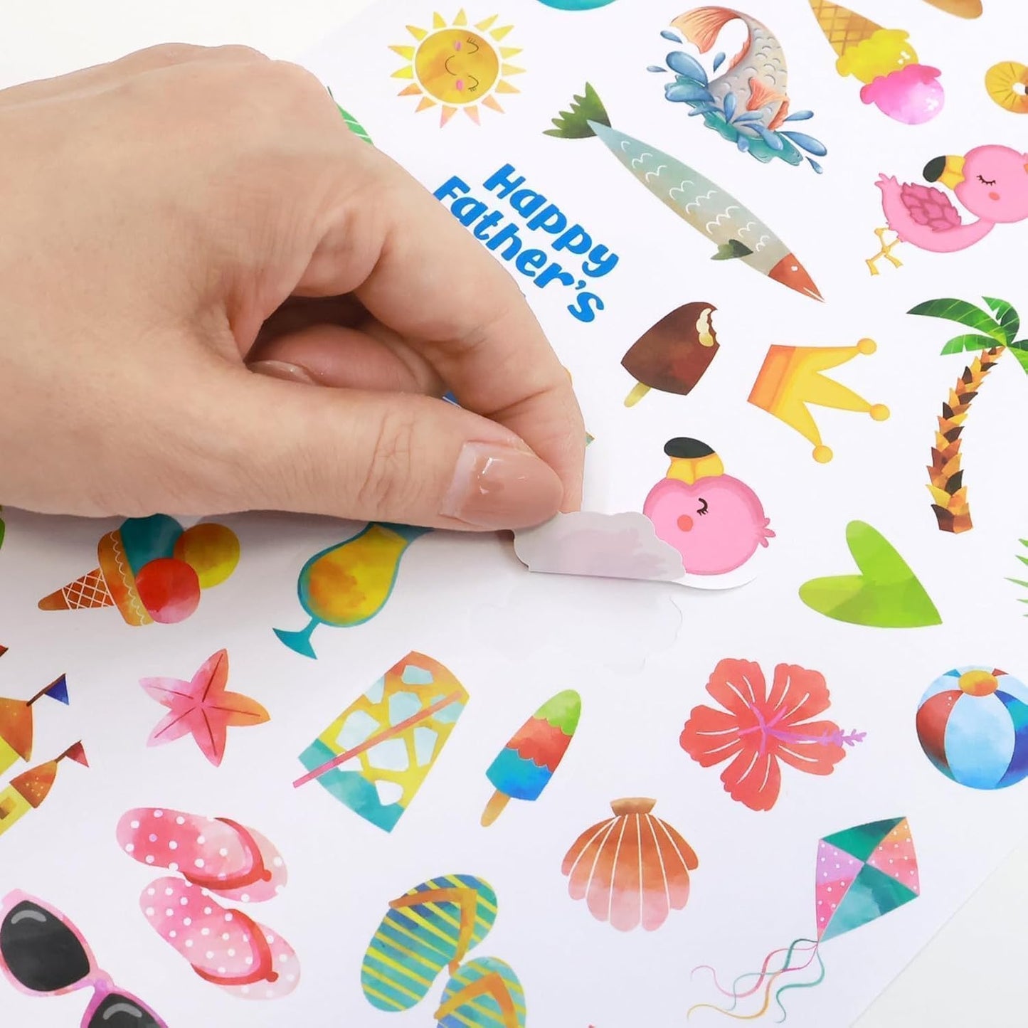 Fancy Land Holiday Stickers Assortment 800 Seasonal Stickers for Kids