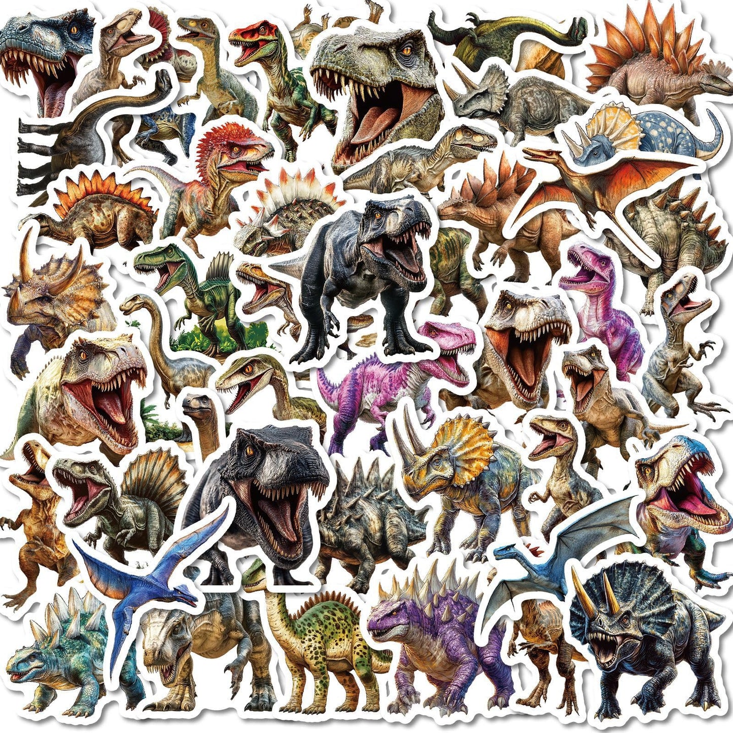 200Pcs Zoo Animal Stickers, Waterproof Self Adhesive Stickers Vinyl Wild Animal Water Bottle Sticker Set for Kids Women Wen