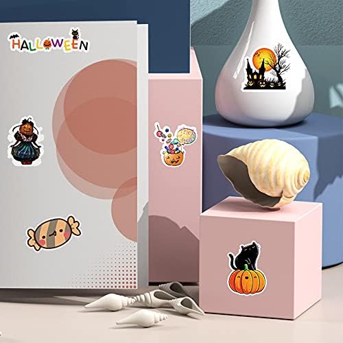 100PCS Non-Repeating Halloween Stickers, Vinyl Waterproof Holiday Stickers