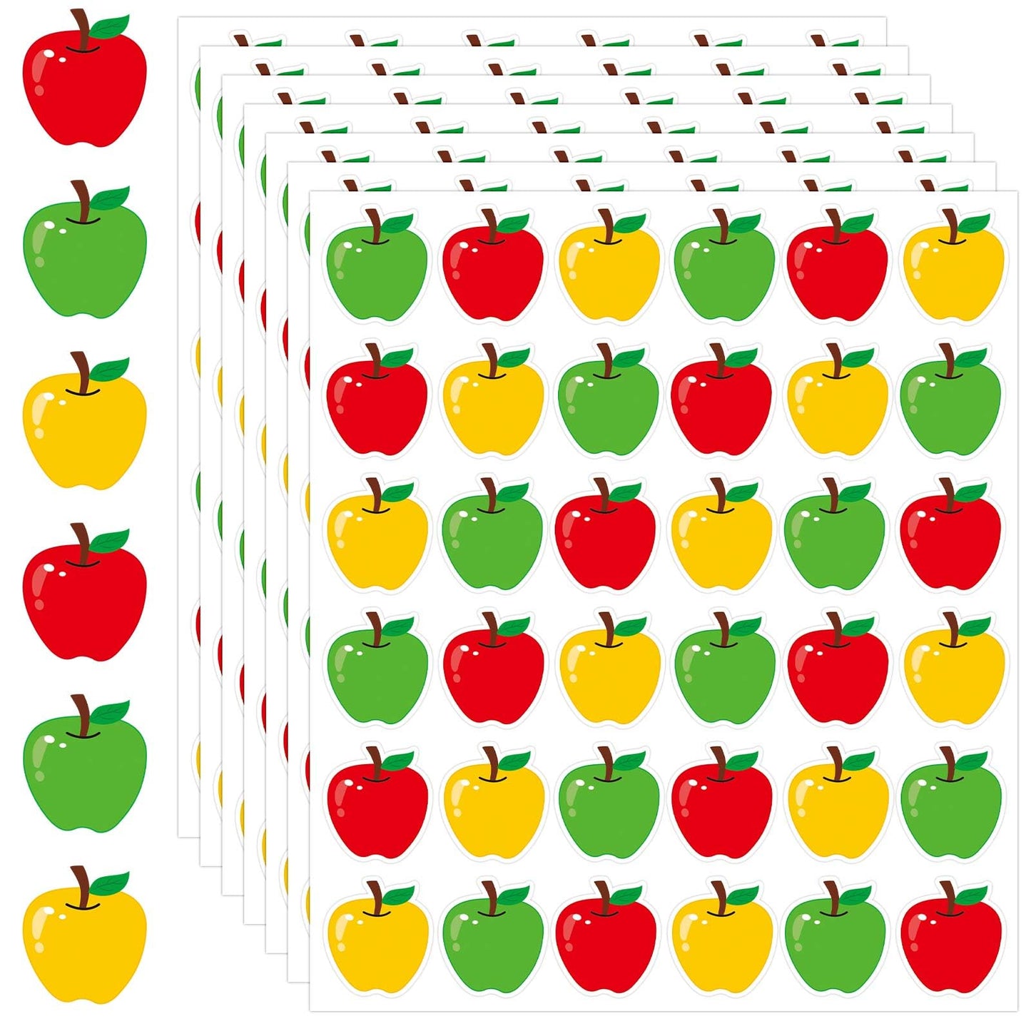 JULMELON 16 Sheets Mini Thanksgiving Pumpkin Stickers for Kids Fall Crafts