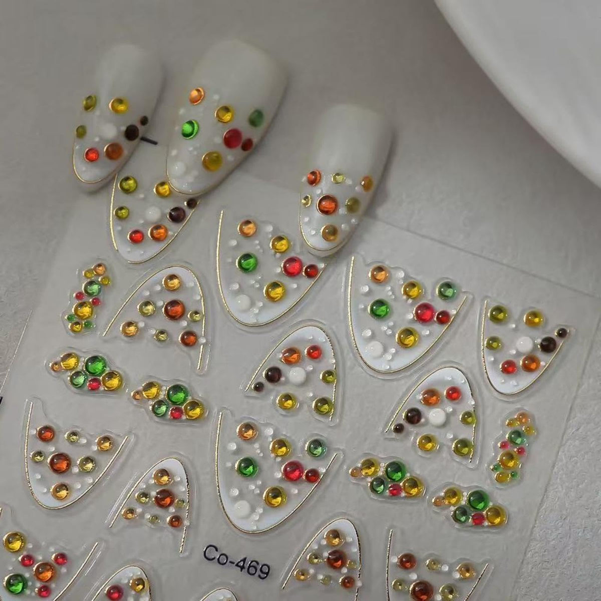 Maple Nail Stickers Leaf Mushroom Nail Decals 3D Self-Adhesive Boots Envelope Nails Designs 5D Embossed Animals Plants Insects Nails Supplies for Women Holiday DIY Manicure 1 Sheet