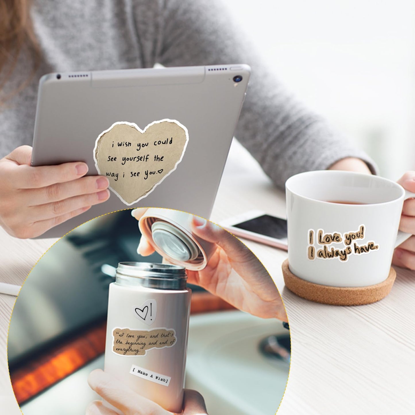 55 PCS Motivational Stickers Inspirational Positive Affirmation for Adults Bulk