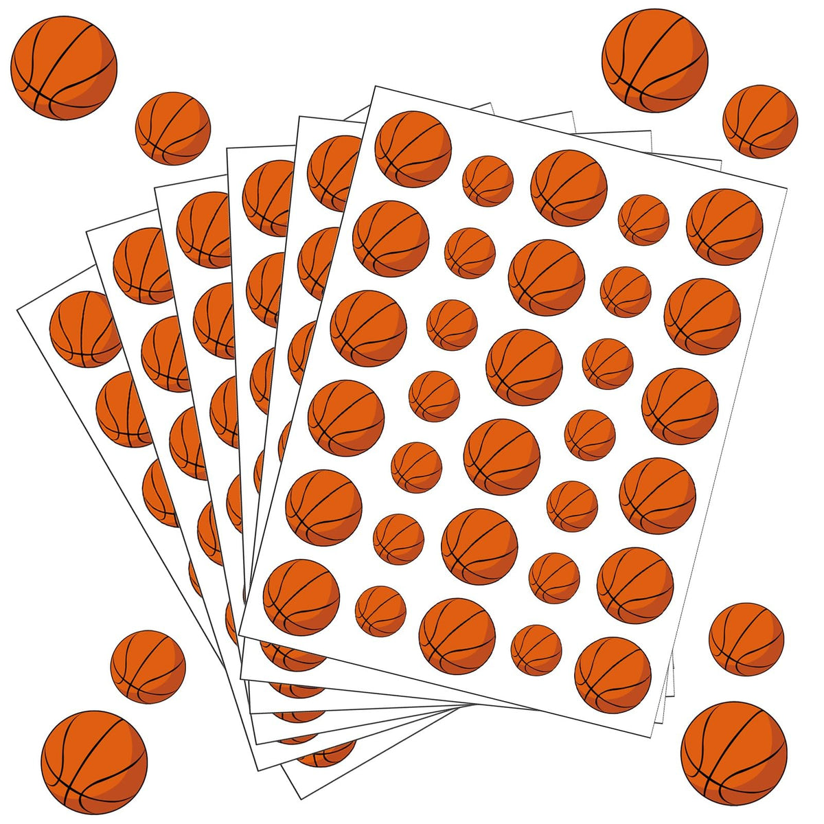 JULMELON 16 Sheets Mini Thanksgiving Pumpkin Stickers for Kids Fall Crafts