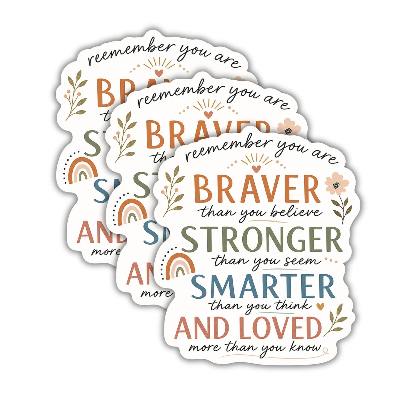 3pcs Funny Stickers for Adults, Funny Mental Health Stickers