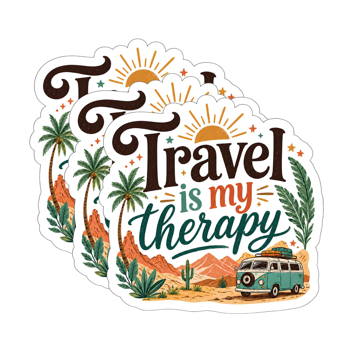3pcs Funny Stickers for Adults, Funny Mental Health Stickers
