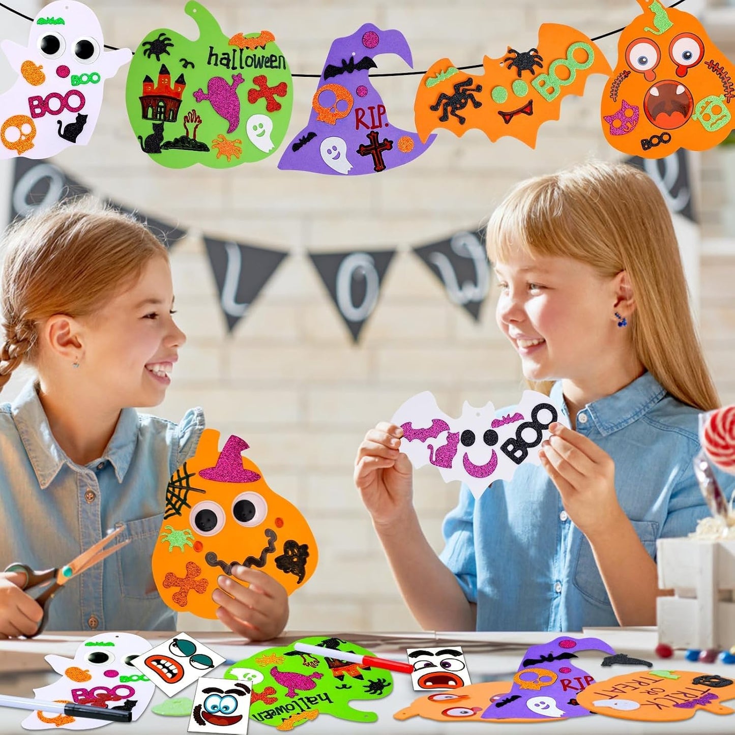 Garma Christmas Crafts for Kids 330PCS Foam Stickers DIY Art Craft Kit