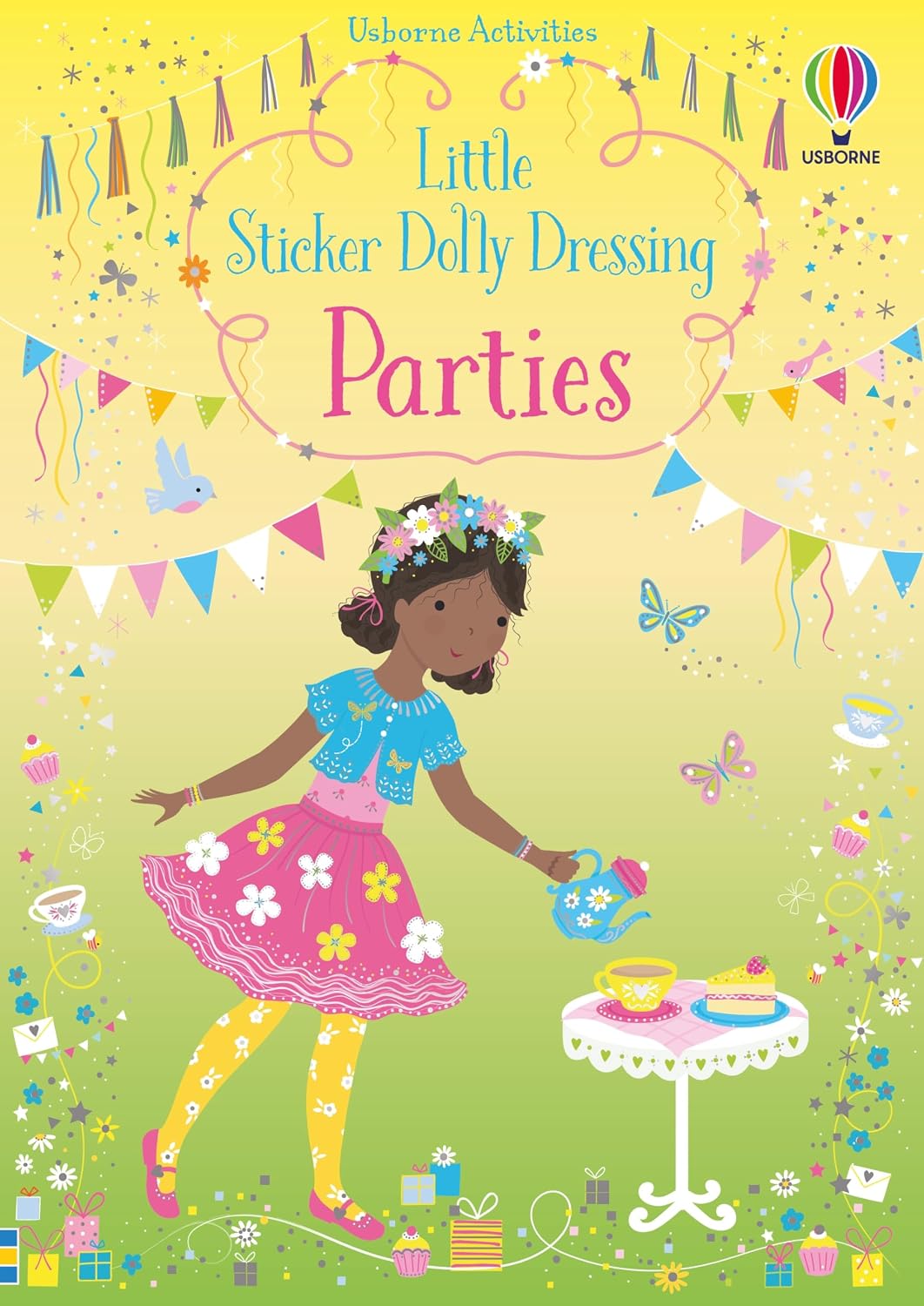 Little Sticker Dolly Dressing Parties: A Sticker Activity Book with 10 Scenes for Kids (Ages 4-6)