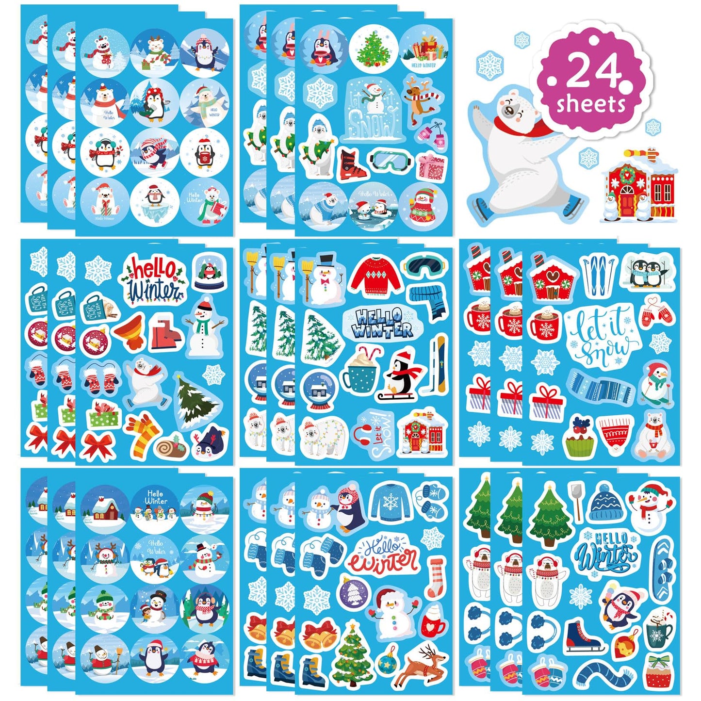 24 Sheets Summer Pool Beach Stickers Luau Hawaii Sun Stickers Beach Watermelon Beer Ice Cream Pineapple Sticker for Hawaii Tropical Party Decoration Sticker Summer Holiday Party Favors