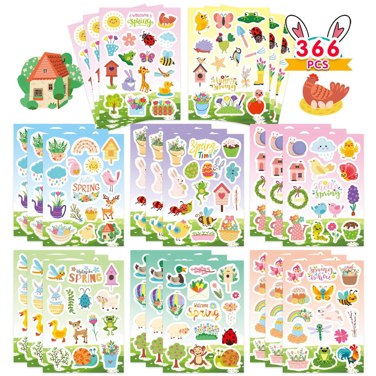 Fall Stickers Autumn Stickers 640PCS Thanksgiving Stickers for Kids Autumn