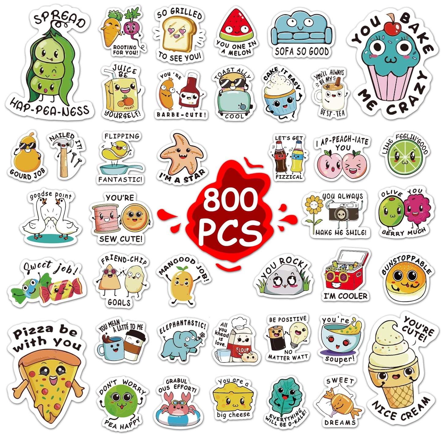 Wakawaga 800pcsTeacher Classroom Motivational Stickers for Kids Students