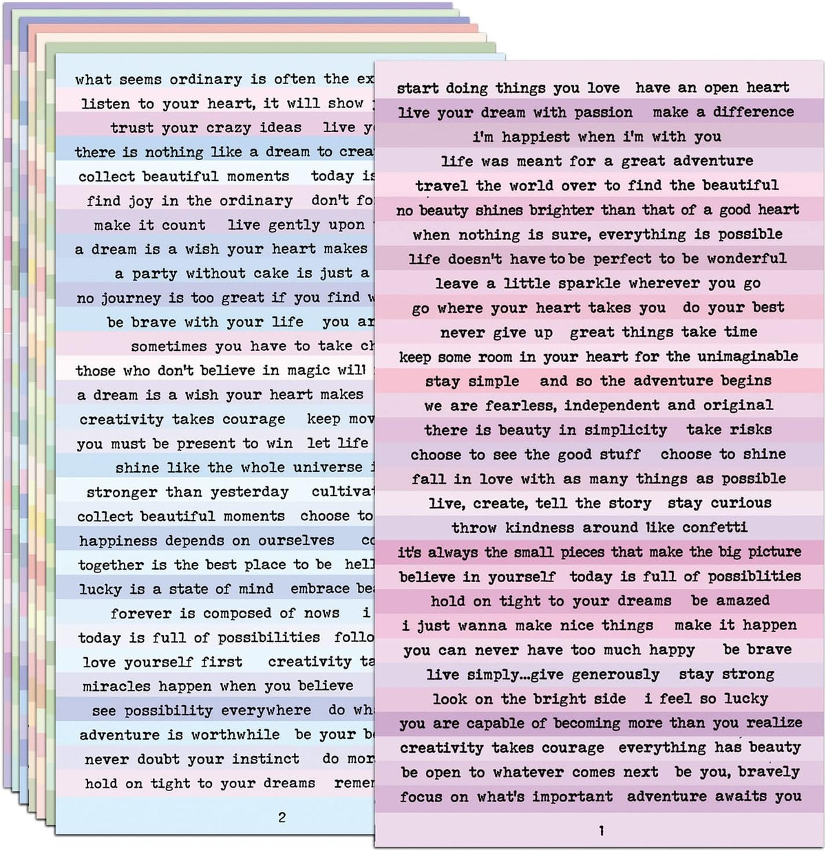 Vintage Scrapbook Stickers, 406pcs Quote & Word Stickers for Journaling, Junk Journal, Scrapbooking, Planners, Collage Album (Macaron)