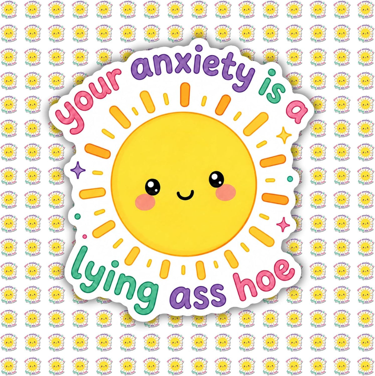 3pcs Funny Stickers for Adults, Funny Mental Health Stickers