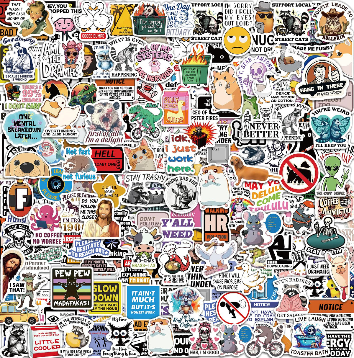 300 PCS Inspirational Stickers for Adults, Motivational Scrapbook Supplies