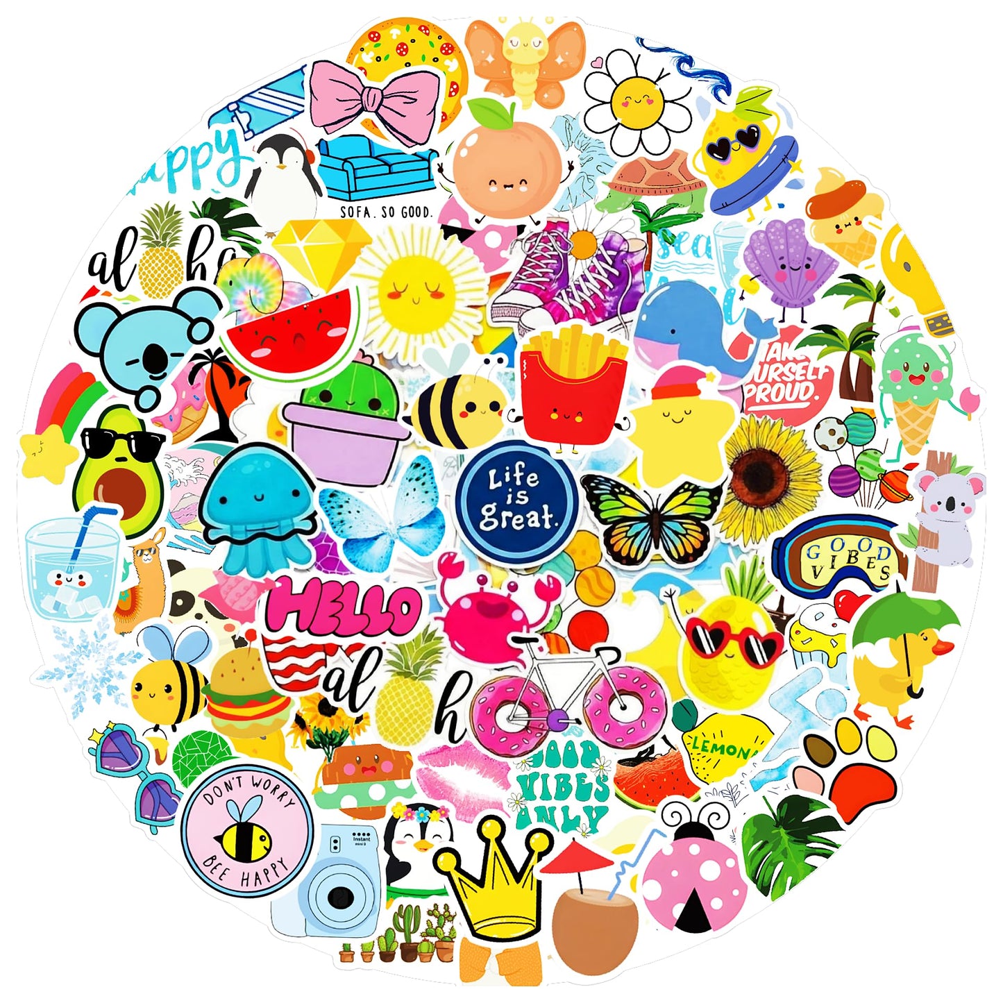 300PCS Motivational Inspirational Stickers for Scrapbook Planner Journaling