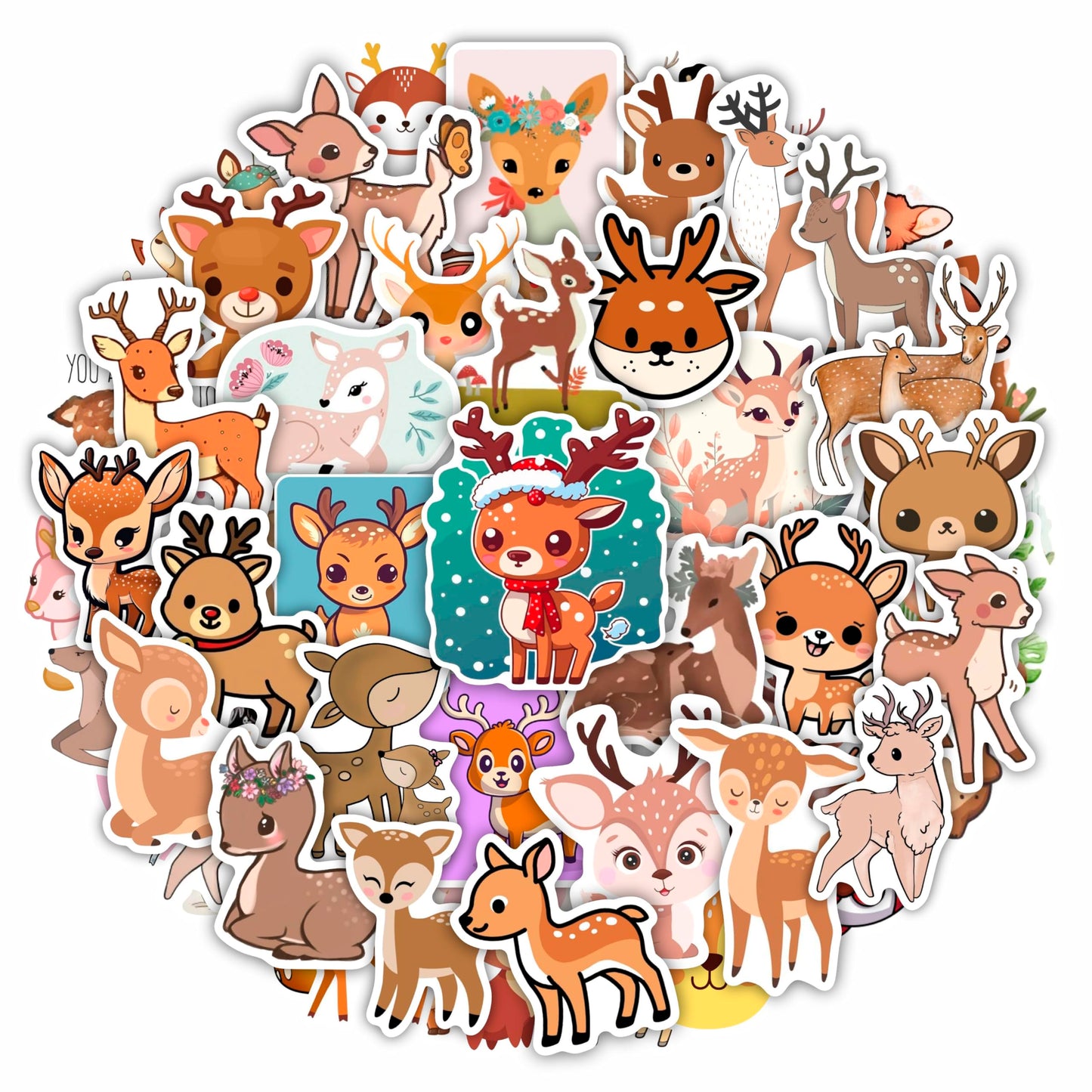 Nature Stickers - Flowers, Mushrooms, Leaves, Plants, Insects & Bugs Stickers, Nature Party Decoration & Favors, Gifts for Women & Men