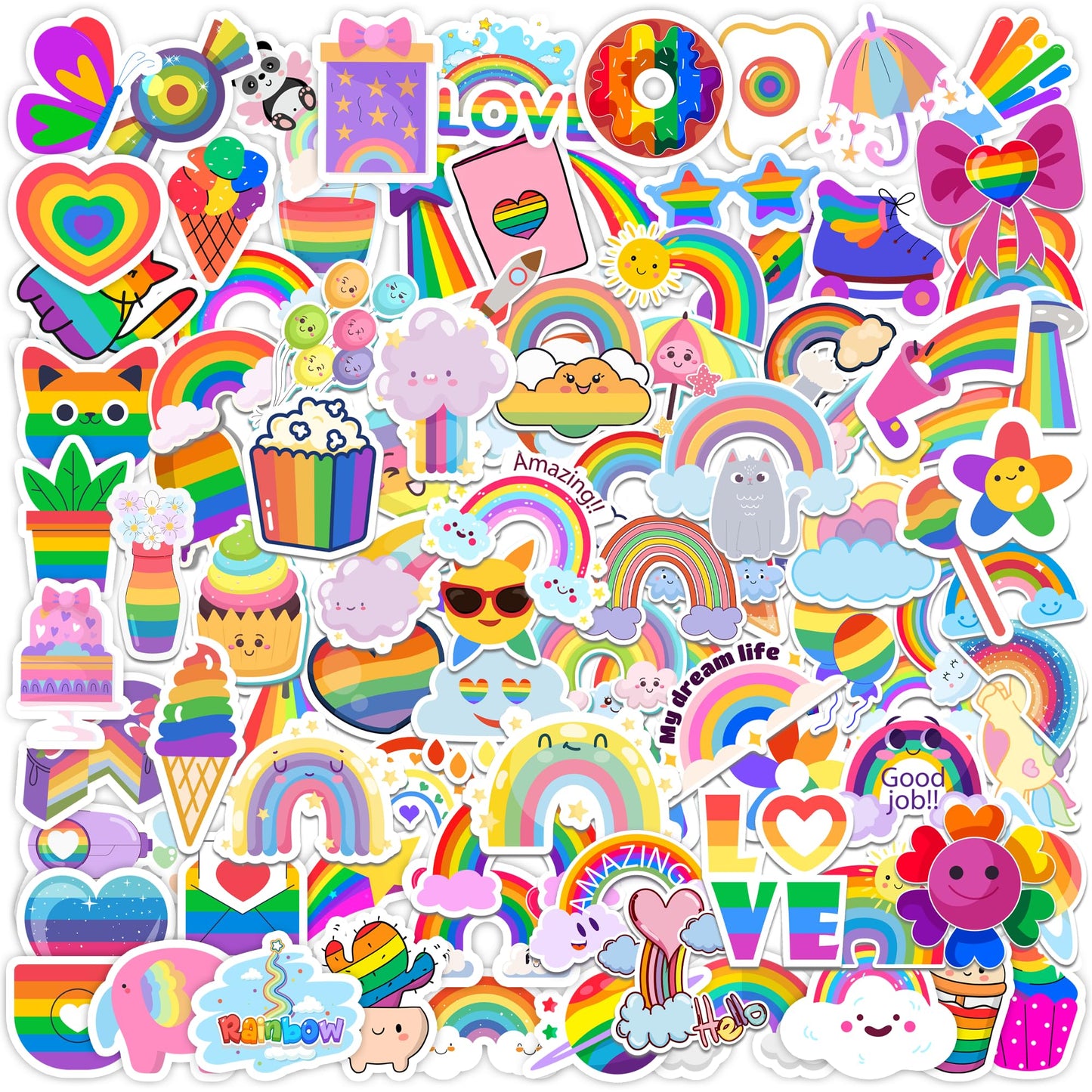 Stocking Stuffers for Kids, 100PCS Christmas Stickers, Xmas Games Crafts